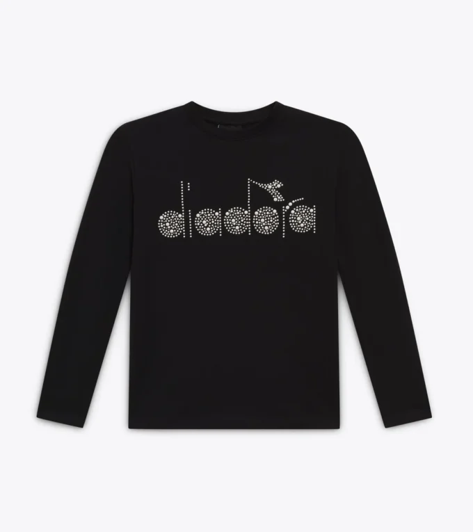 Jg. T-Shirt Ls Rhinestone Long-sleeved t-shirt – Girls