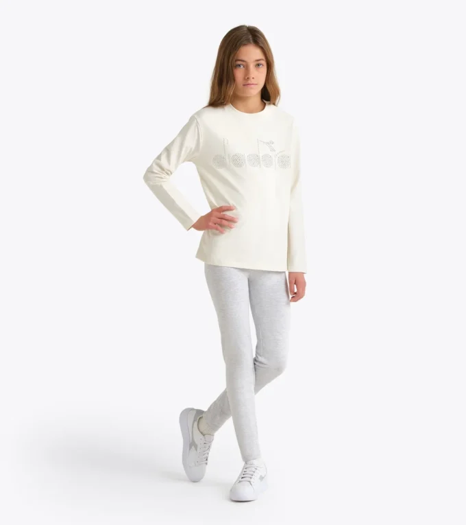 Jg. T-Shirt Ls Rhinestone Long-sleeved t-shirt – Girls