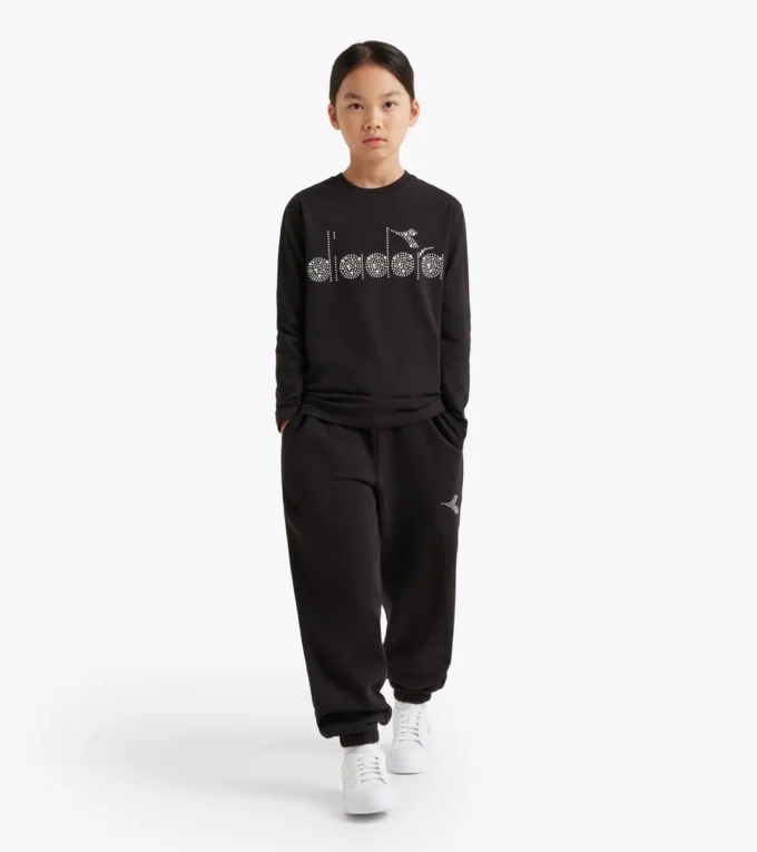 Jg. T-Shirt Ls Rhinestone Long-sleeved t-shirt – Girls
