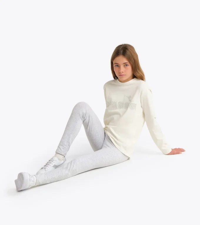 Jg. T-Shirt Ls Rhinestone Long-sleeved t-shirt – Girls