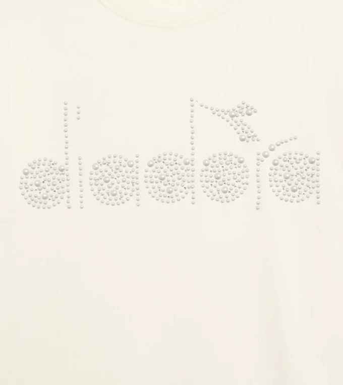 Jg. T-Shirt Ls Rhinestone Long-sleeved t-shirt – Girls