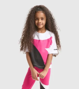 Jg.T-Shirt Ss Power Logo Cotton sports T-shirt – Girls