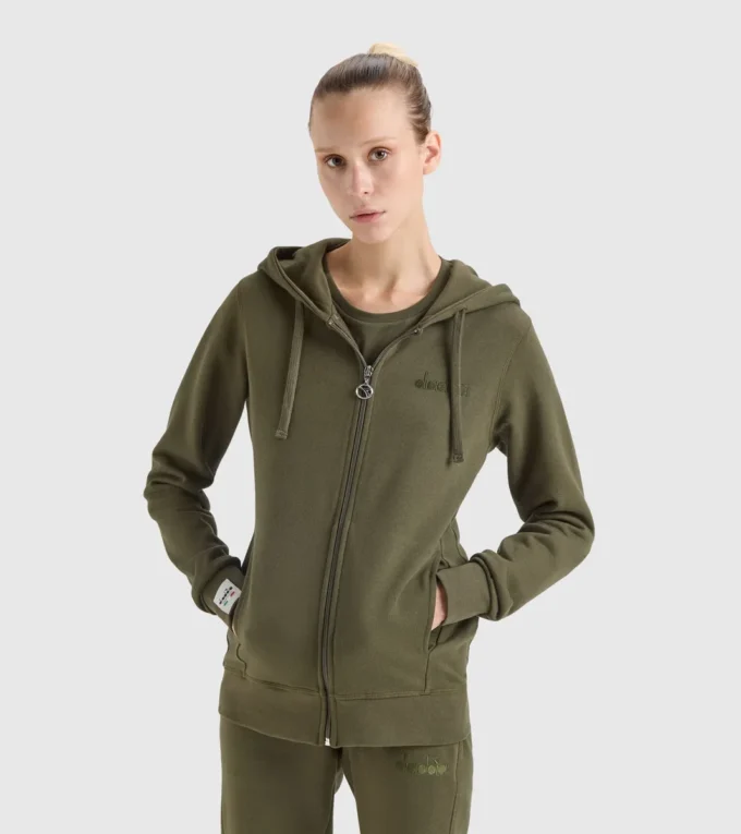 L. Hoodie Fz Mii Hooded sweatshirt – Made in Italy