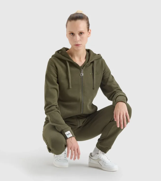 L. Hoodie Fz Mii Hooded sweatshirt – Made in Italy
