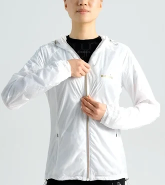 L. Jacket Gold Running windbreaker
