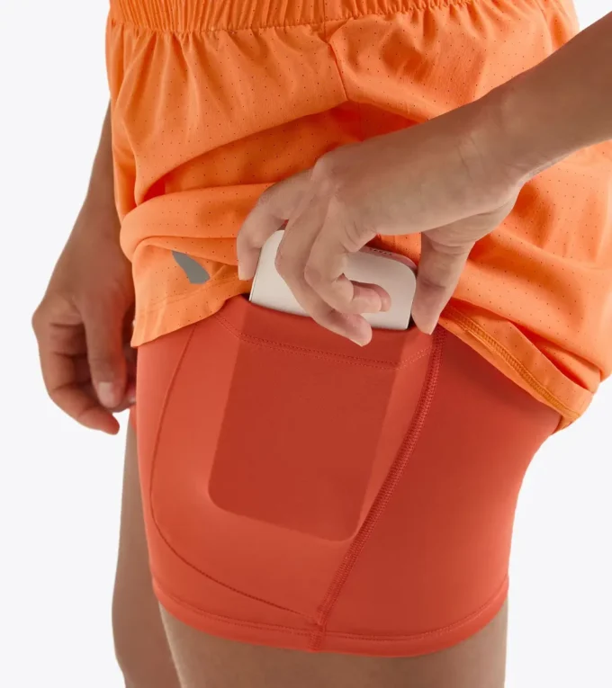 L. Shorts 2In1 5 Run Crew 2 in 1 running shorts – Training