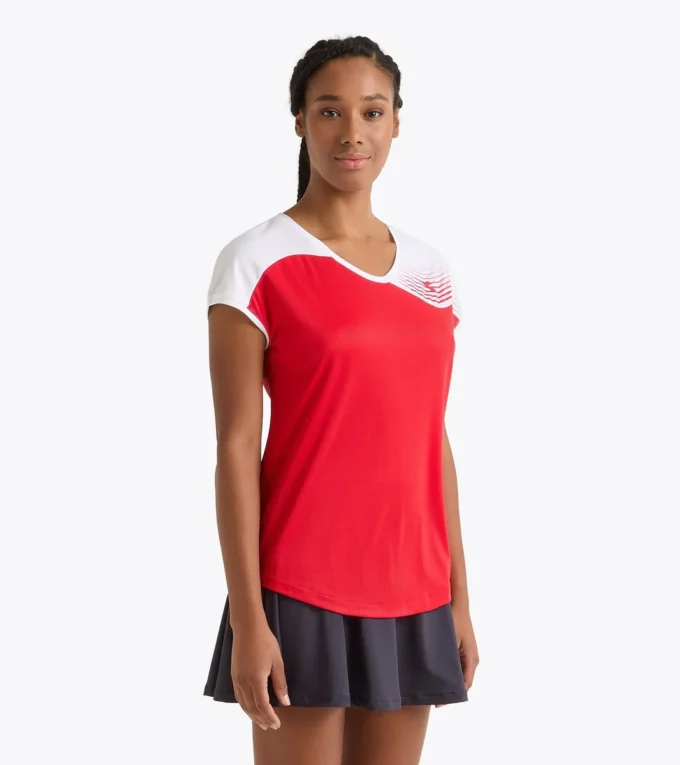 L. T-Shirt Court Tennis T-shirt