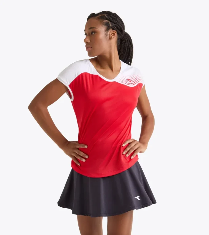 L. T-Shirt Court Tennis T-shirt