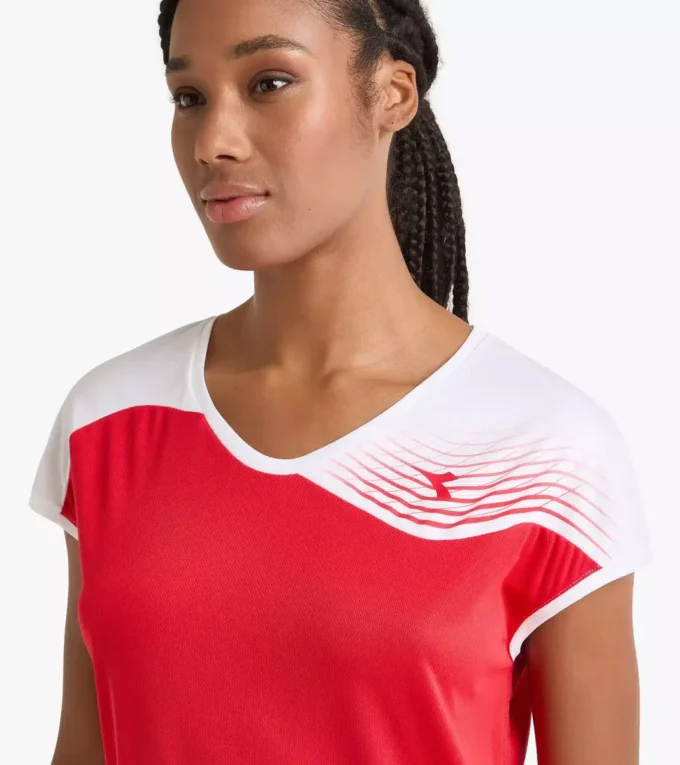 L. T-Shirt Court Tennis T-shirt
