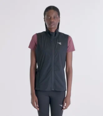 L. Windbreaker Packable Vest Packable windbreaker vest – Running