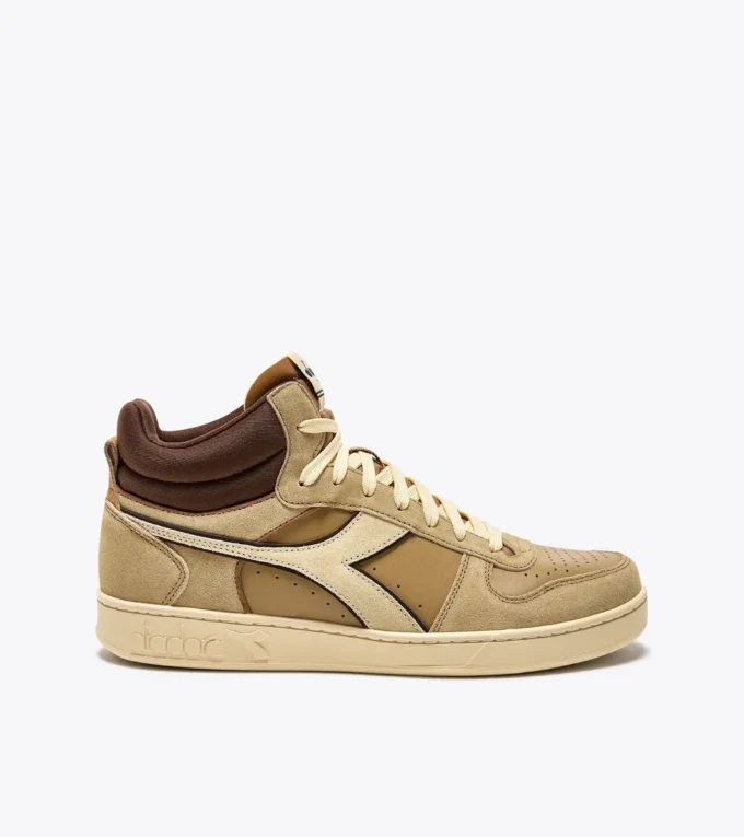 Magic Basket Demi Cut Suede Leather Sporty sneakers Magic Basket Demi Cut Suede Leather Sporty sneakers
