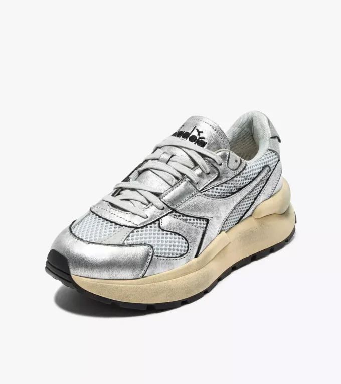 Mercury Elite Silver Used Wn Heritage leather sneaker