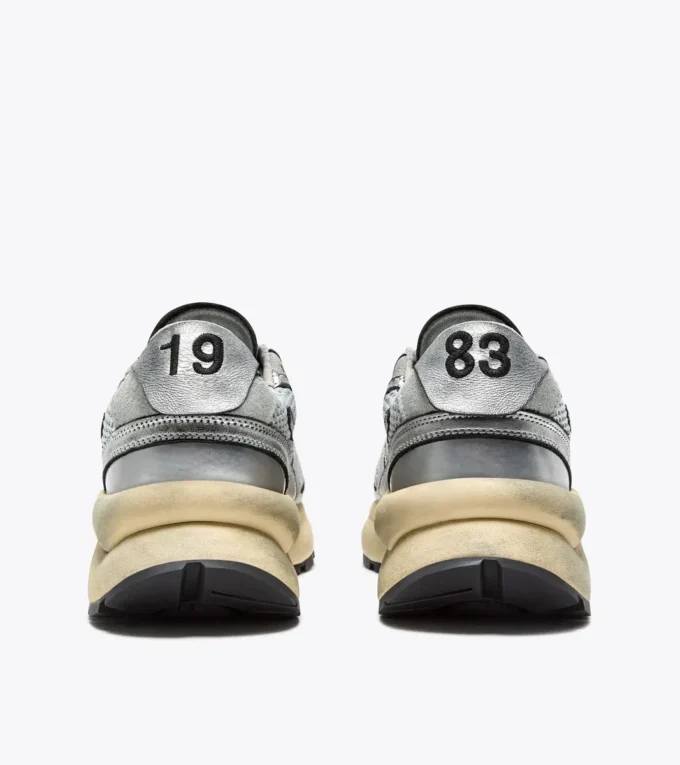 Mercury Elite Silver Used Wn Heritage leather sneaker