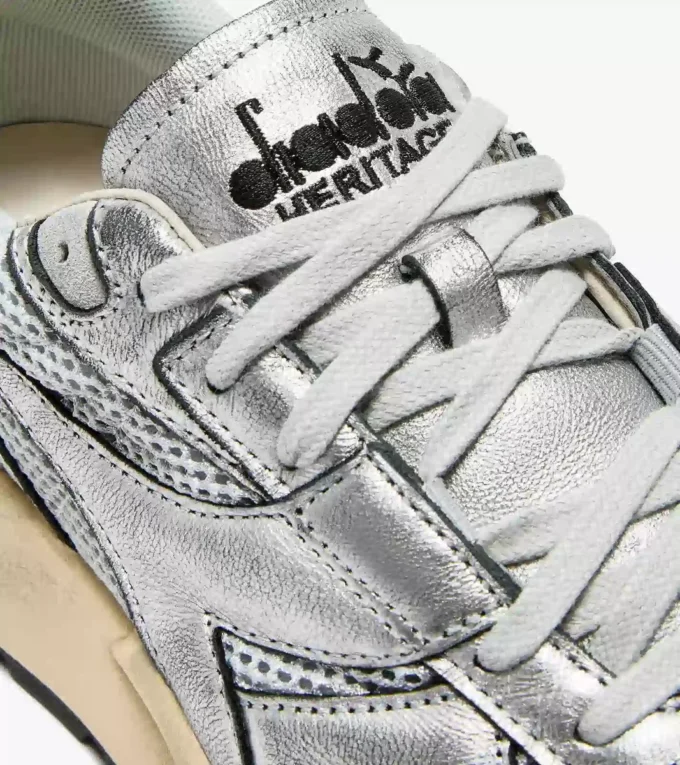 Mercury Elite Silver Used Wn Heritage leather sneaker