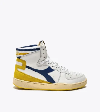 Mi Basket Forty Knit Italia Heritage leather sneaker