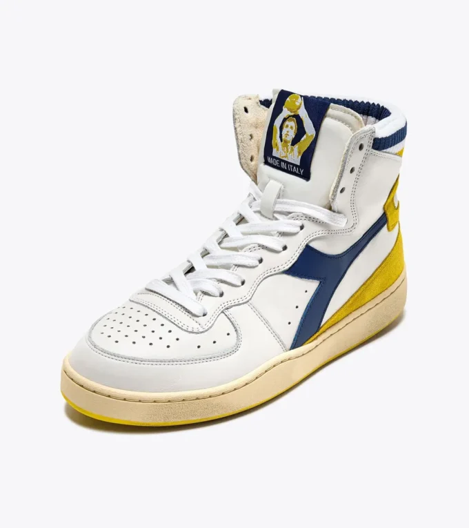 Mi Basket Forty Knit Italia Heritage leather sneaker Mi Basket Forty Knit Italia Heritage leather sneaker