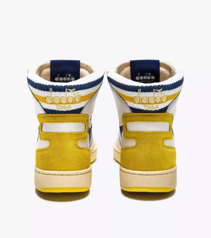 Mi Basket Forty Knit Italia Heritage leather sneaker Mi Basket Forty Knit Italia Heritage leather sneaker