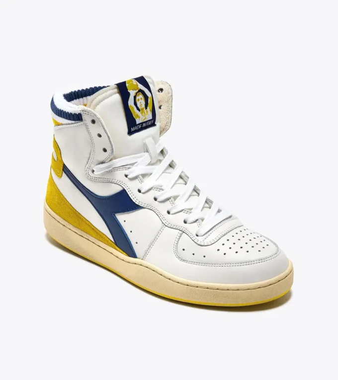 Mi Basket Forty Knit Italia Heritage leather sneaker Mi Basket Forty Knit Italia Heritage leather sneaker
