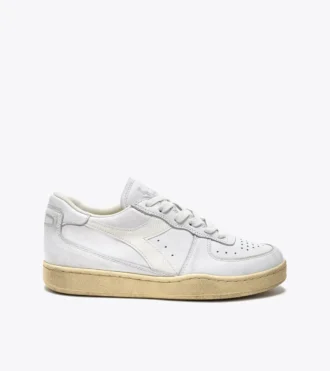Mi Basket Low Used Heritage leather sneaker