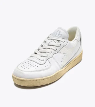 Mi Basket Low Used Heritage leather sneaker