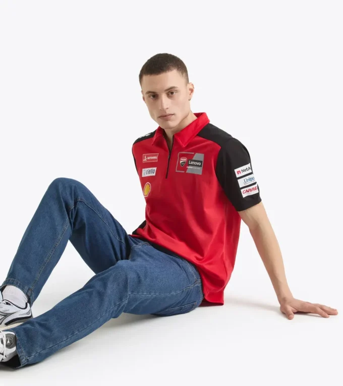 Polo Ducati Replica Mgp25 Sporty Ducati 2025 MotoGP Polo Polo Ducati Replica Mgp25 Sporty Ducati 2025 MotoGP Polo