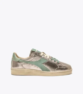 Prestige Metal Used Heritage sneaker made from leather