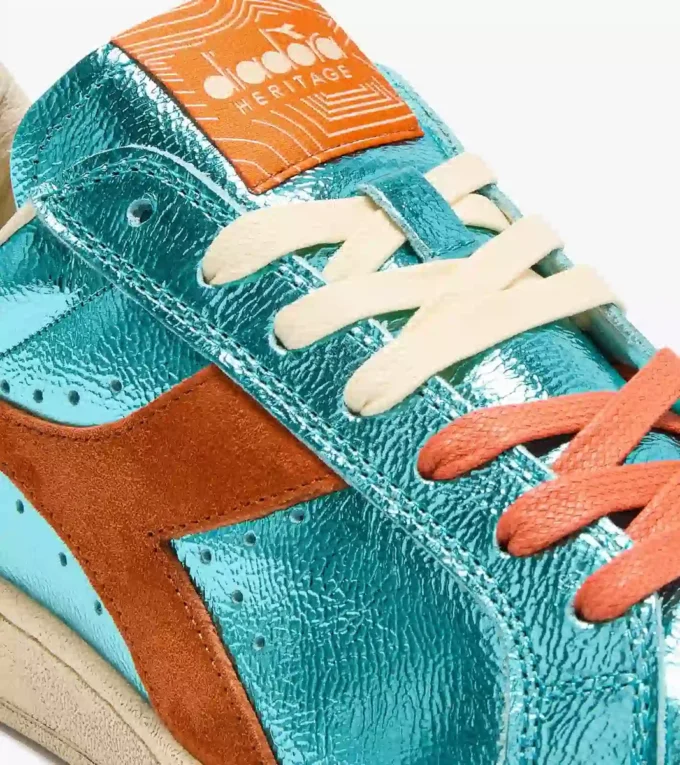 Prestige Metal Used Heritage sneaker made from leather Prestige Metal Used Heritage sneaker made from leather