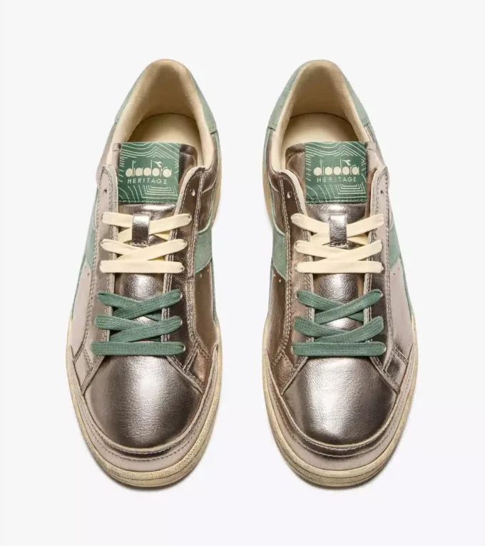 Prestige Metal Used Heritage sneaker made from leather Prestige Metal Used Heritage sneaker made from leather