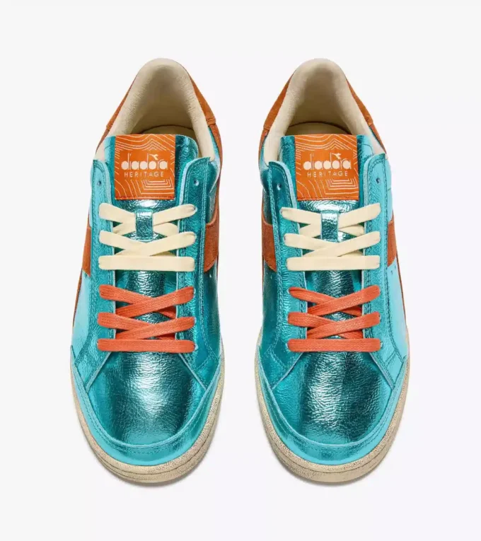 Prestige Metal Used Heritage sneaker made from leather Prestige Metal Used Heritage sneaker made from leather