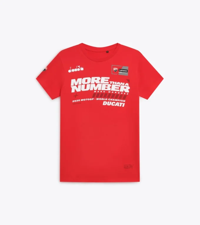 T-Shirt Ducati Campione Mgp25 Celebration t-shirt | diadora X Ducati Corse T-Shirt Ducati Campione Mgp25 Celebration t-shirt | diadora X Ducati Corse