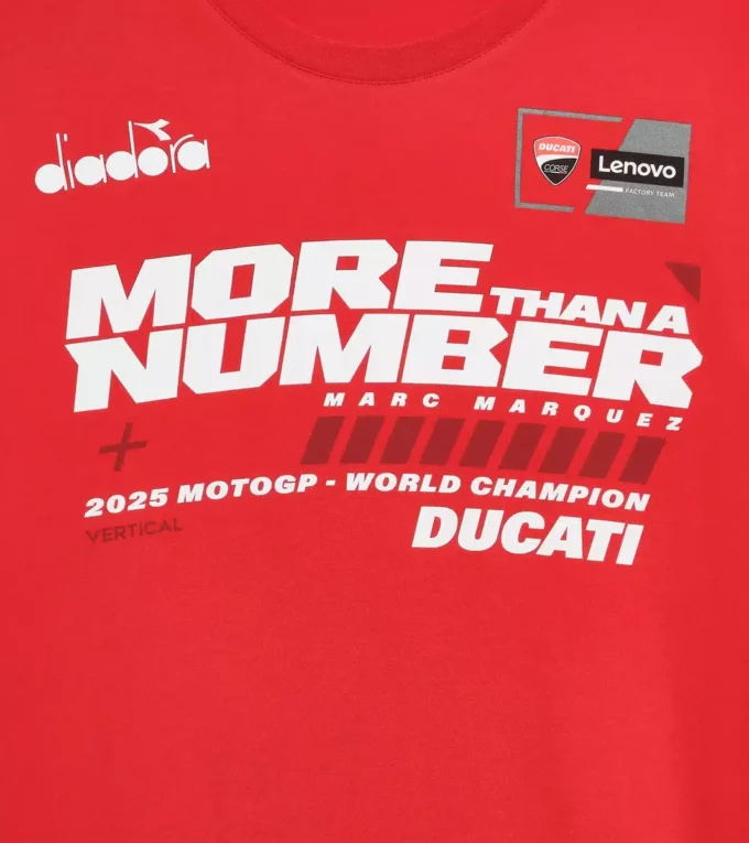 T-Shirt Ducati Campione Mgp25 Celebration t-shirt | diadora X Ducati Corse T-Shirt Ducati Campione Mgp25 Celebration t-shirt | diadora X Ducati Corse