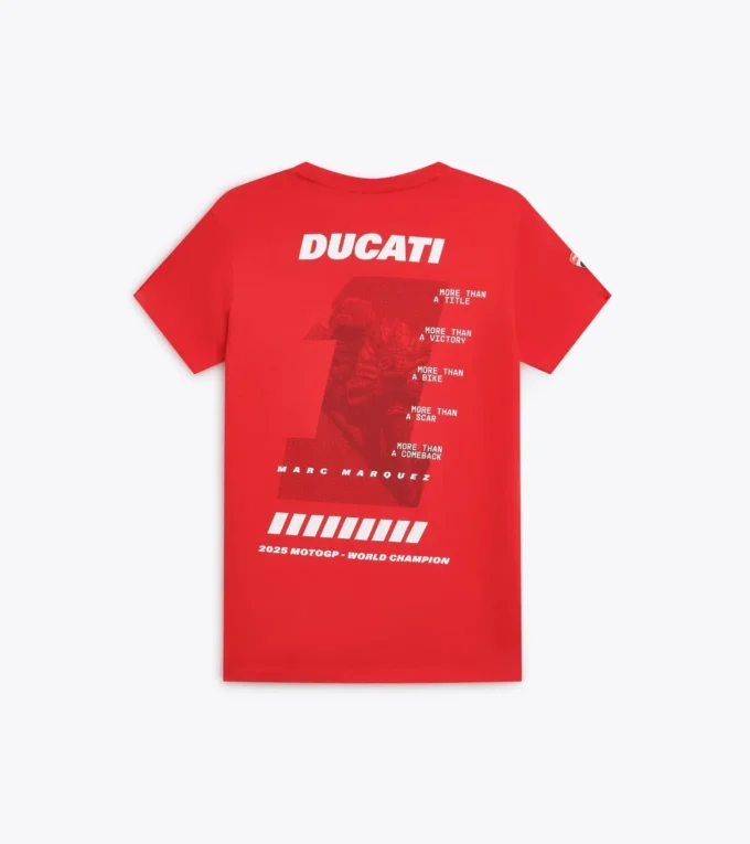 T-Shirt Ducati Campione Mgp25 Celebration t-shirt | diadora X Ducati Corse T-Shirt Ducati Campione Mgp25 Celebration t-shirt | diadora X Ducati Corse