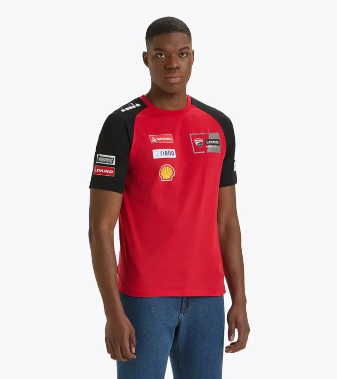 T-Shirt Ducati Replica Mgp24 Sporty Ducati 2024 MotoGP replica T-Shirt T-Shirt Ducati Replica Mgp24 Sporty Ducati 2024 MotoGP replica T-Shirt