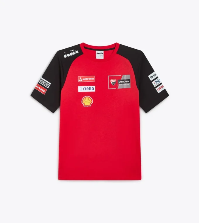 T-Shirt Ducati Replica Mgp24 Sporty Ducati 2024 MotoGP replica T-Shirt T-Shirt Ducati Replica Mgp24 Sporty Ducati 2024 MotoGP replica T-Shirt