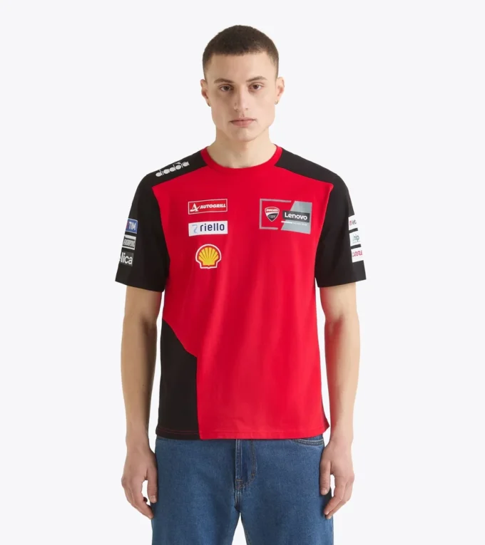 T-Shirt Ducati Replica Mgp25 Sporty Ducati 2025 MotoGP replica T-Shirt T-Shirt Ducati Replica Mgp25 Sporty Ducati 2025 MotoGP replica T-Shirt