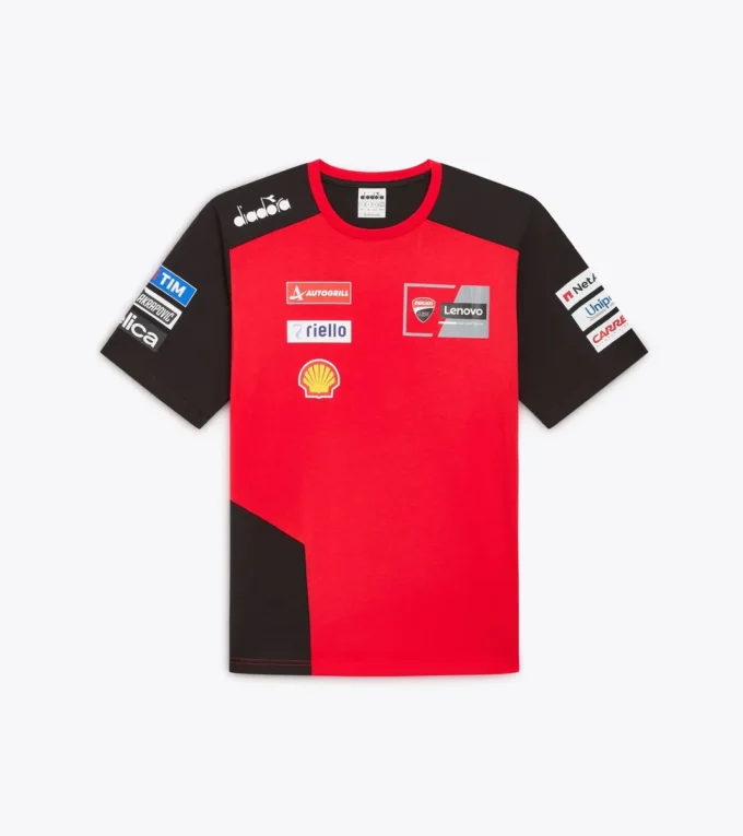 T-Shirt Ducati Replica Mgp25 Sporty Ducati 2025 MotoGP replica T-Shirt T-Shirt Ducati Replica Mgp25 Sporty Ducati 2025 MotoGP replica T-Shirt