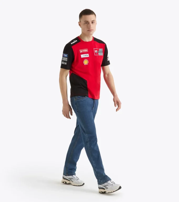 T-Shirt Ducati Replica Mgp25 Sporty Ducati 2025 MotoGP replica T-Shirt T-Shirt Ducati Replica Mgp25 Sporty Ducati 2025 MotoGP replica T-Shirt