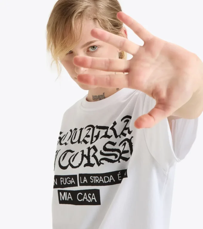 T-Shirt Ss Squadra Di Corsa Squadra di Corsa t-shirt – Recycled cotton – Gender Neutral T-Shirt Ss Squadra Di Corsa Squadra di Corsa t-shirt – Recycled cotton – Gender Neutral