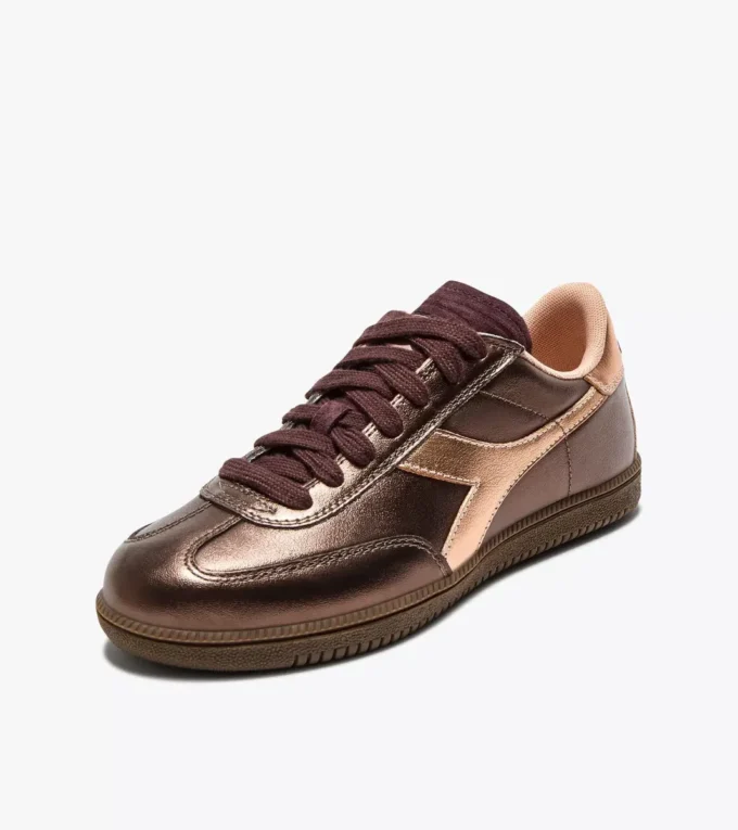 Trainer Metalized Metalized leather sneakers Trainer Metalized Metalized leather sneakers