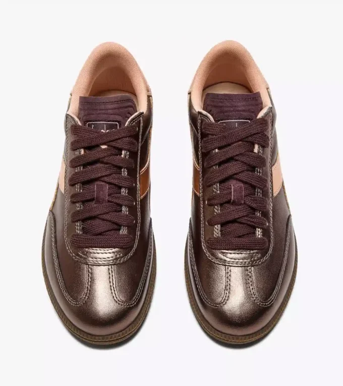 Trainer Metalized Metalized leather sneakers Trainer Metalized Metalized leather sneakers