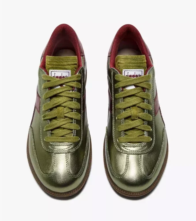 Trainer Metalized Metalized leather sneakers Trainer Metalized Metalized leather sneakers