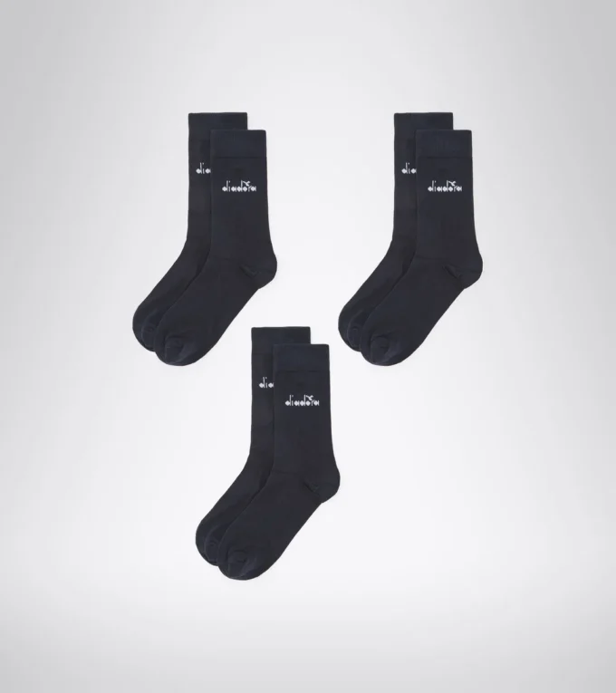 U. Mid Plain Socks 3-Pack Mid socks pack – Three pair – Unisex