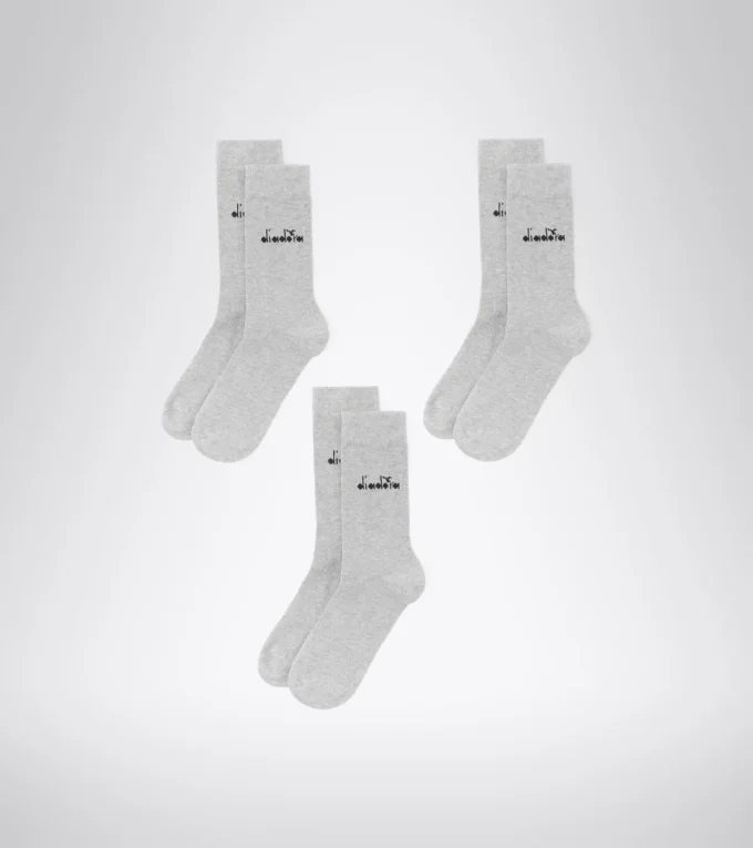 U. Mid Plain Socks 3-Pack Mid socks pack – Three pair – Unisex