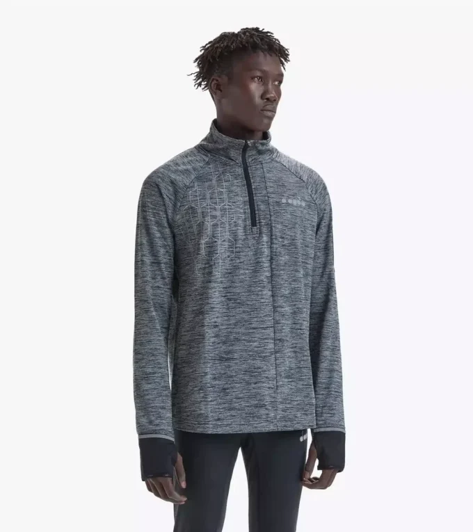 Warm Up Winter Sweat Be One 1/2 zip running top