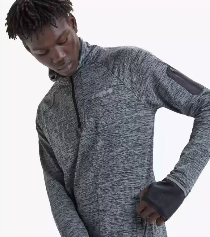 Warm Up Winter Sweat Be One 1/2 zip running top